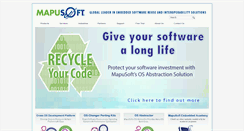 Desktop Screenshot of mapusoft.com
